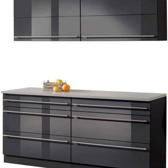 wiho Küchen Küche Chicago, ohne E-Geräte, Gesamtbreite 180 cm – Bild 1