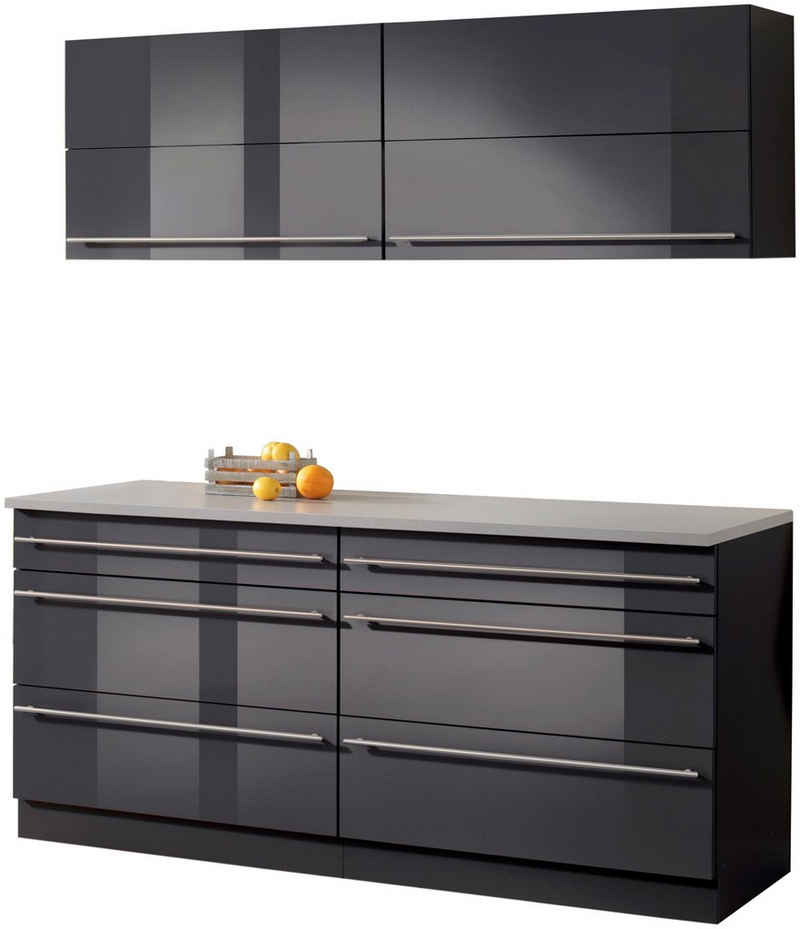 wiho Küchen Küche Chicago, ohne E-Geräte, Gesamtbreite 180 cm – Bild 1