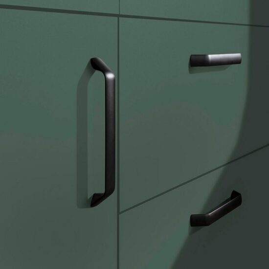 wiho Küchen Winkelküche "Simi", mit verstellbaren Füßen, wahlweise mit E-Geräten, Soft-Close-Funktion in Schubkästen & Auszügen, Stellbreite 285/175 cm – Bild 5
