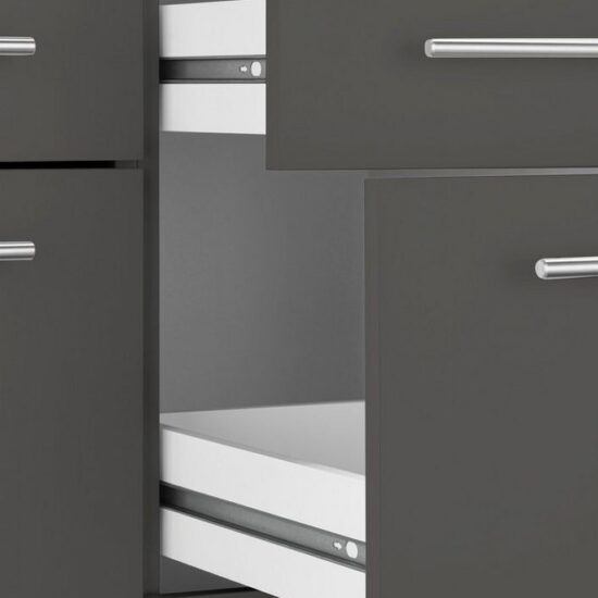 wiho Küchen Winkelküche Unna, mit E-Geräten, Stellbreite 220 x 170 cm – Bild 6